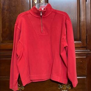 Tommy Bahama Vintage Red 1/4 Zip Lg